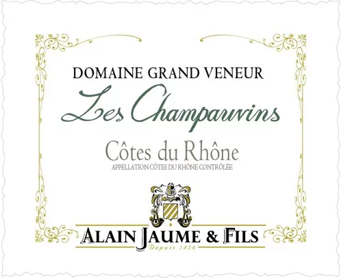Domaine Grand Veneur Les Champauvins Côtes du Rhône Blanc