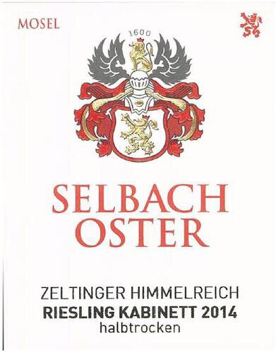 Selbach-Oster Zeltinger Himmelreich Riesling Kabinett Halbtrocken