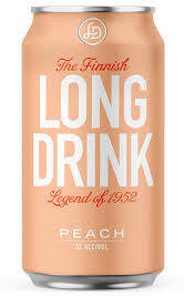 LONG DRINK PEACH RTD COCKTAIL CANS
