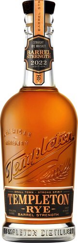 Templeton Rye Barrel Strength 2022 Release