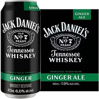 Jack Daniel Ginger Ale Can