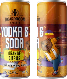 Boardroom Orange Citrus Vodka Soda