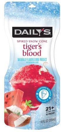 Daily's Frozen Cocktail Spiked Snow Cone Tigers Blood