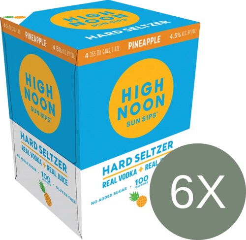 High Noon Hard Seltzer Vodka Pineapple Can