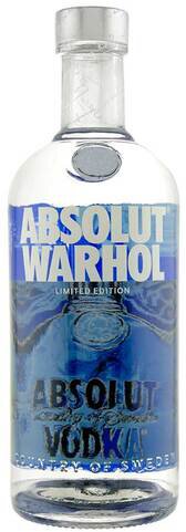 Absolut Vodka Andy Warhol Limited Edition