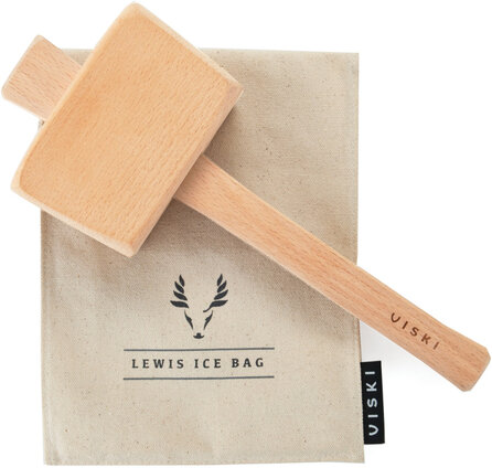 Viski Lewis Ice Bag And Mallet
