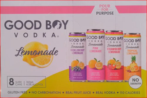 Good Boy Vodka Lemonade Variety