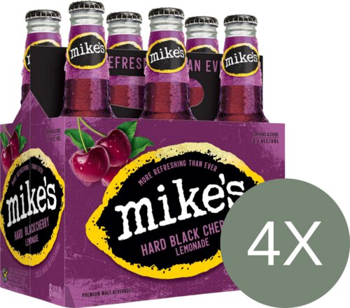 Mikes Hard Black Cherry Lemonade Bottle