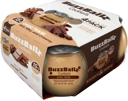 Buzzballz Choco Tease 4-Pack