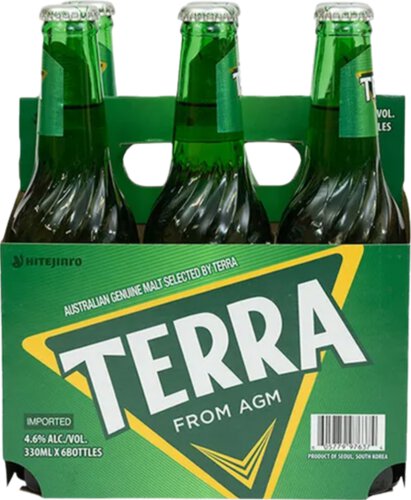 Terra Lager Beer Bottle