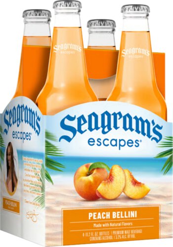 Seagram's Escapes Peach Bellini Bottle