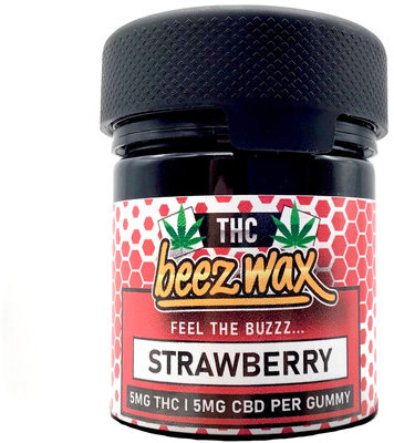 BEEZWAX STRAWBERRY SATIVA THC+CBD 10PC