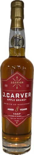 J CARVER APPLE BRANDY 8YR 750ML