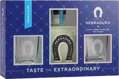 Herradura Silver Tequila Gift Set