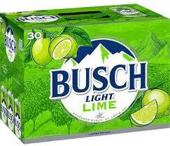 Busch Lt Lime 30pk