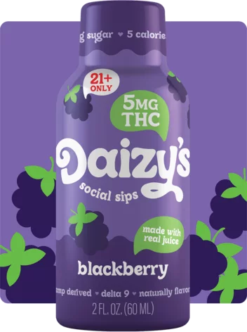 Daizy's Blackberry 5Mg THC Shot