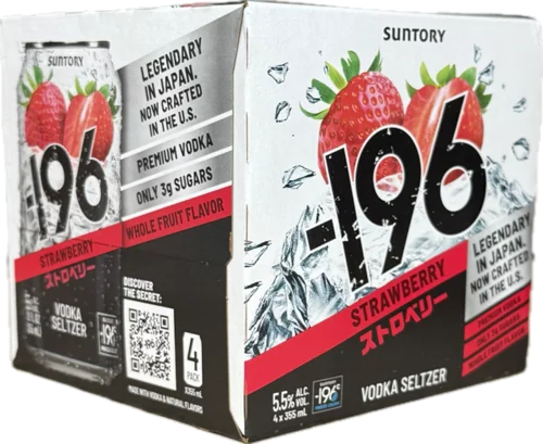 -196 VODKA STRAWBERRY 4CN