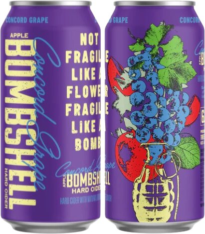 Three Brothers Bombshell Concord Grape Hard Cider