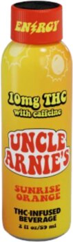 Uncle Arnies Sunrise Orange Shot 10mg THC