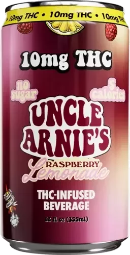 Uncle Arnies Raspberry Lemonade 10mg THC