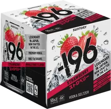 -196 Vodka Seltzer Strawberry