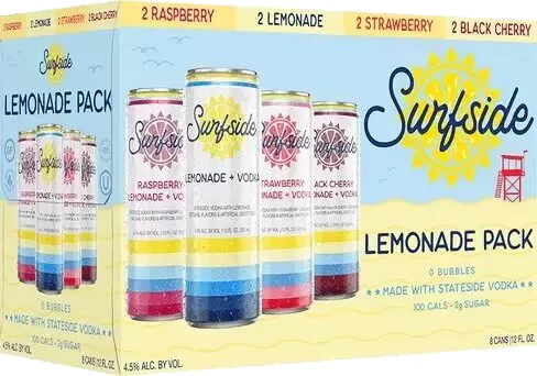 Surfside Lemonade Vodka Variety (8-Pack) Cans