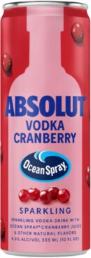 Absolut Ocean Spray Vodka Cranberry