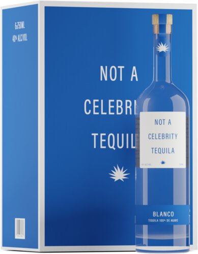 Not A Celebrity Blanco Tequila 100 De Agave
