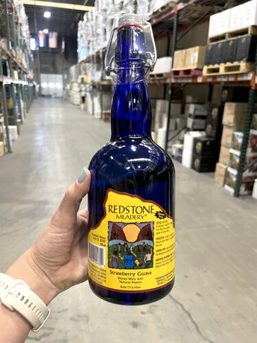 Redstone Meadery Strawberry Guava Honey Wine