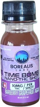 BOREALIS BARBERRY SHOT 5PK 10MG THC 2OZ