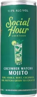 Social Hour Cocktails Cucumber Matcha Mojito