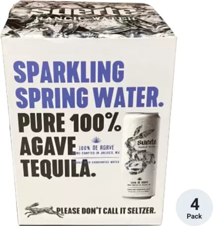Suerte Ranch Water (100% De Agave Tequila + Carbonated Water)