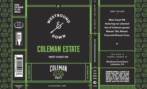 Westbound & Down Coleman Estate