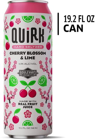 Boulevard Quirk Seltzer Cherry Blossom Lime