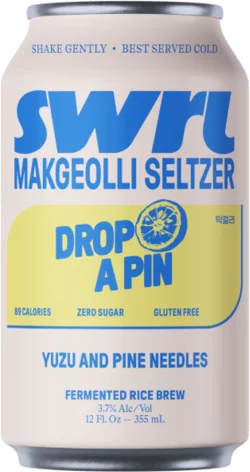 Swrl Drop A Pin Makgeolli Seltzer