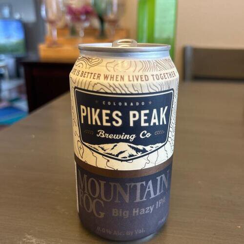 Pikes Peak Brewing Mountain Fog Double Hazy IPA