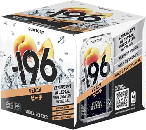 -196 Suntory Peach Vodka Seltzer