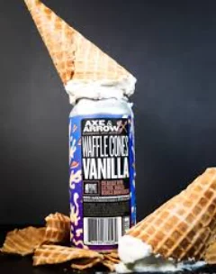 Axe And Arrow Vanilla Waffle Cones 2pk 16oz Cans