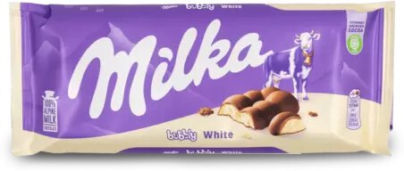 Milka Bubbly White Cho Bar