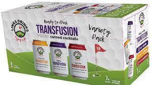 LINKS DRINKS TRANSFUSION VODKA VARIETY 8CAN