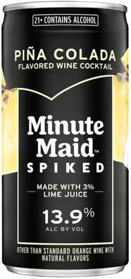 Minute Maid Spiked Pina Colada Flavored Wine Cocktail