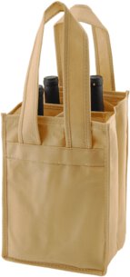Wine Tote Bag 4 Bottles