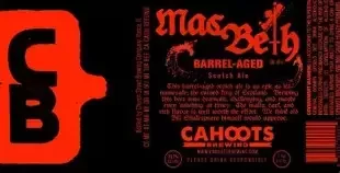 Cahoots Brewing MacBeth