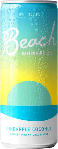 BEACH WHISKEY PINEAPPLE COCONUT 4PK CN
