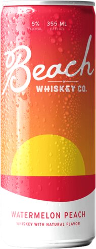 BEACH WHISKEY WATERMELON PEACH 4PK CN