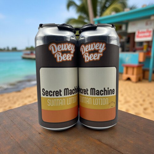 Dewey Beer Secret Machine Suntan Lotion Sour