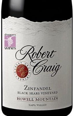 Robert Craig Zinfandel Howell Mountain Black Sears Vnyd