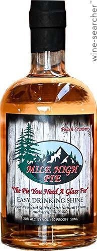 Mile High Pie Moonshine Peach Cranberry
