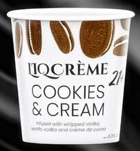 Liqcreme Cookies & Cream Hard Ice Cream