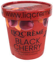 Liqcreme Black Cherry Hard Ice Cream